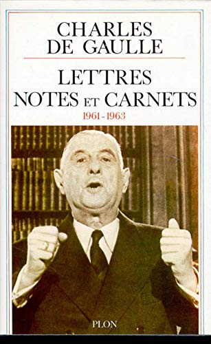 Beispielbild fr Lettres, notes et carnets, 1961 - 1963 zum Verkauf von Ammareal