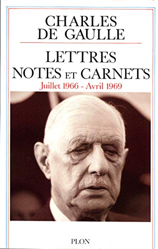 9782259017008: Lettres, notes et carnets. Juillet 1966 - Avril 1969