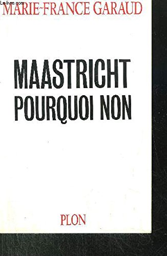 Stock image for Maastricht, Pourquoi Non for sale by RECYCLIVRE