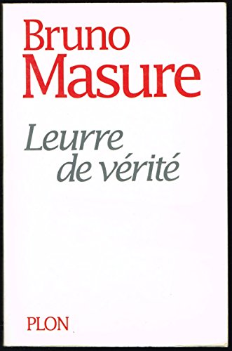 Beispielbild fr Leurre de vrit : roman de fiction sinon de science zum Verkauf von Librairie Th  la page