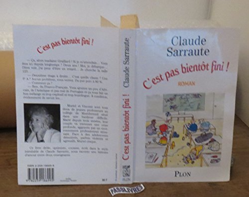 Beispielbild fr C'est pas bientot fini zum Verkauf von Librairie Th  la page