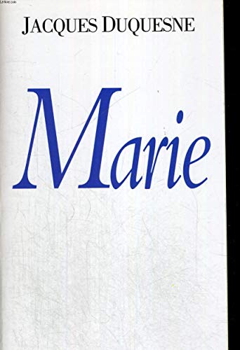 Beispielbild fr Marie zum Verkauf von Librairie Th  la page
