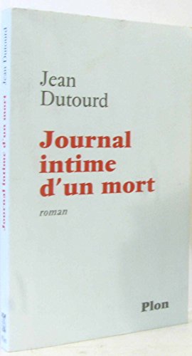Stock image for JOURNAL INTIME D UN MORT for sale by Librairie Th  la page