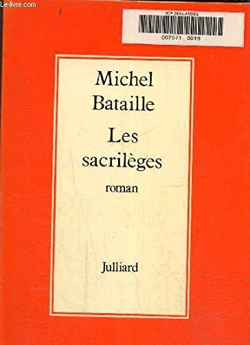 Stock image for Les sacrileges for sale by Librairie Th  la page