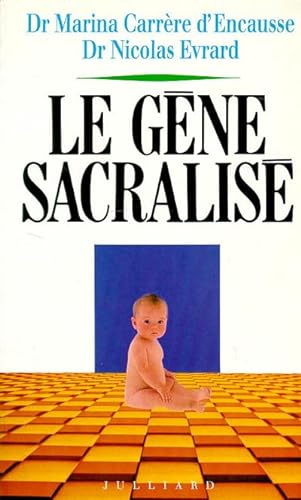 Imagen de archivo de Le gène sacralisé a la venta por Librairie Thé à la page