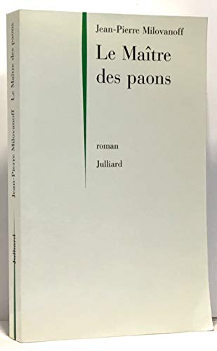 Imagen de archivo de Le maitre des paons - Prix Goncourt des Lycens 1997 a la venta por Librairie Th  la page
