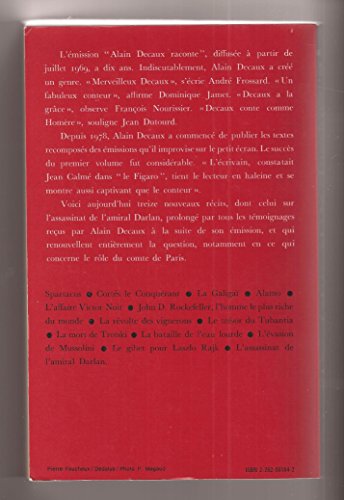 9782262001643: ALAIN DECAUX RACONTE. Tome 2