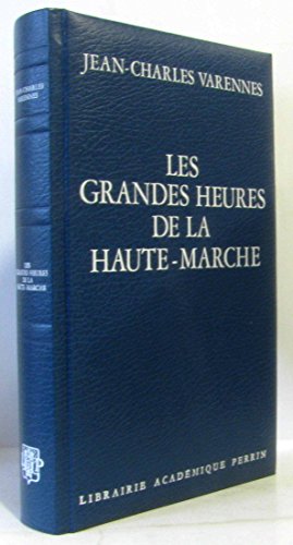 9782262002961: Les Grandes heures de la Haute-Marche