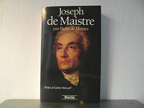 Beispielbild fr Joseph de Maistre zum Verkauf von medimops