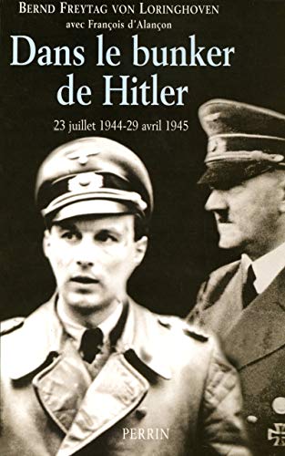Stock image for Dans le bunker de Hitler for sale by Culture Bis