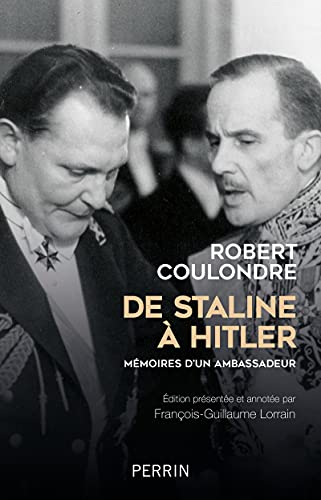 9782262094874: De Staline  Hitler - Mmoires d'un ambassadeur