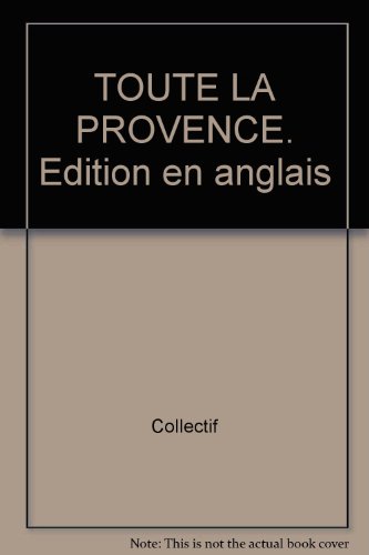 Imagen de archivo de Provence -Anglais- a la venta por More Than Words