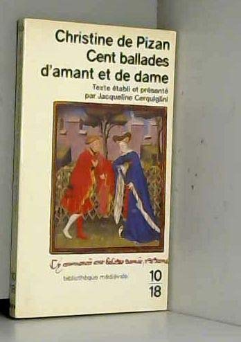 Stock image for Cent ballades d'amant et de dame for sale by medimops