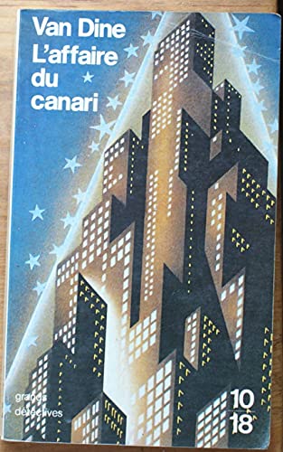 9782264010346: L'affaire du canari (Grands Dtectives)