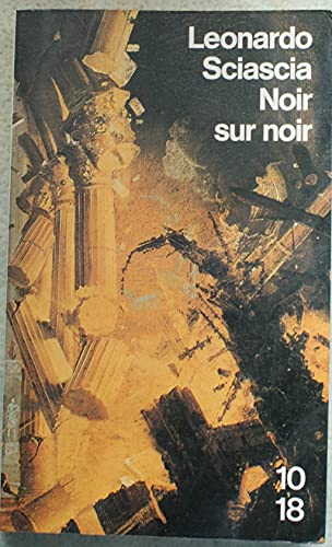 Beispielbild fr Noir sur noir : journal de dix annees : 1969-1979 zum Verkauf von Ammareal