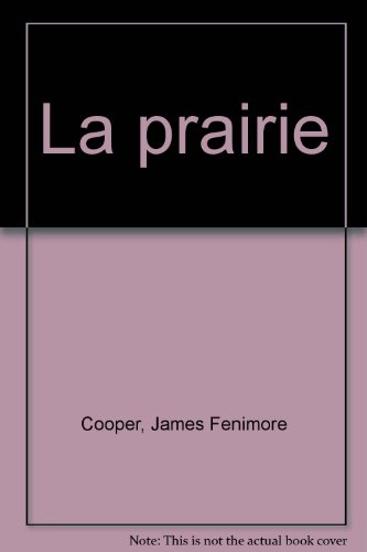 Beispielbild fr La prairie zum Verkauf von medimops