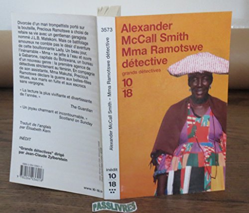 Beispielbild fr Mma ramotswe dtective zum Verkauf von Basler Afrika Bibliographien