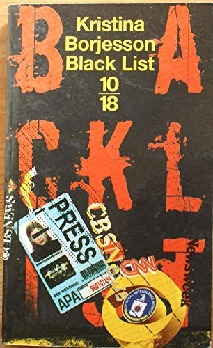 Imagen de archivo de Black List a la venta por Better World Books