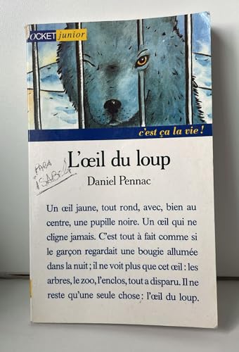 Beispielbild fr L'oeil du loup zum Verkauf von ThriftBooks-Atlanta