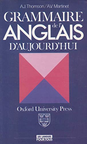 Stock image for Grammaire de l'anglais d'aujourd'hui for sale by Ammareal