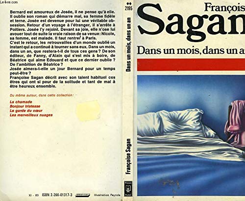 Dans un mois, dans un an (9782266013178) by FranÃ§oise Sagan