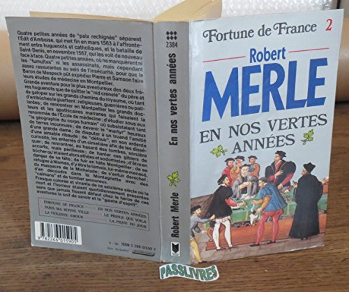 Beispielbild fr Fortunes de France -2, En nos vertes ann es zum Verkauf von ThriftBooks-Dallas