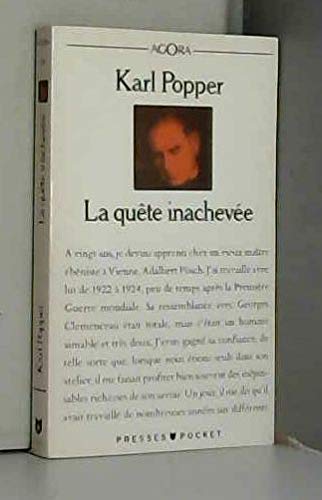 9782266028141: La Qute inacheve: Autobiographie intellectuelle