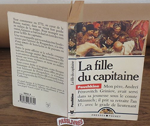 Beispielbild fr LA FILLE DU CAPITAINE Pouchkine, Alexandre zum Verkauf von LIVREAUTRESORSAS