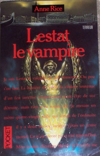 Beispielbild fr Lestat Le Vampire/the Vampire Lestat zum Verkauf von ThriftBooks-Dallas