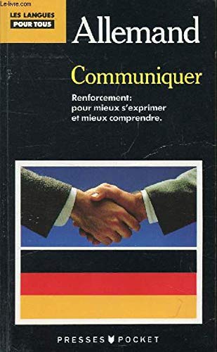 Stock image for Communiquer En Allemand for sale by RECYCLIVRE