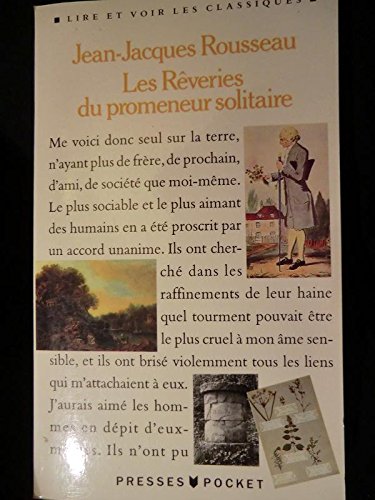 9782266036825: Les rveries du promeneur solitaire (Fiction, Poetry & Drama)
