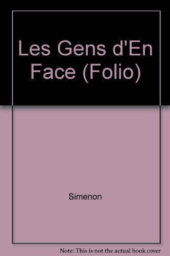 Stock image for Les Gens Den Face for sale by GF Books, Inc.