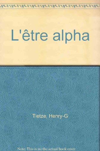 9782266048361: L'tre alpha