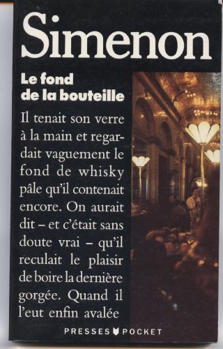 Stock image for Le fond de la bouteille for sale by medimops