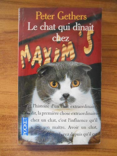 Stock image for Le Chat qui dnait chez Maxim's for sale by Ammareal