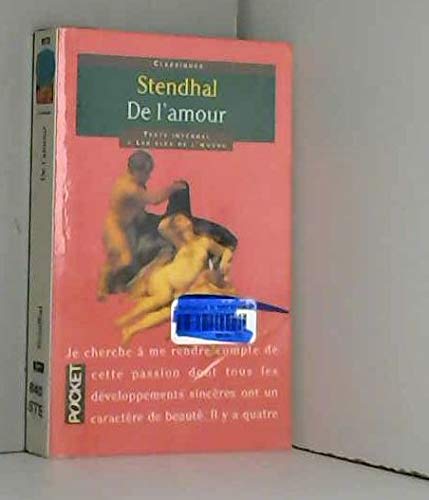 Beispielbild fr De l'amour zum Verkauf von Ammareal