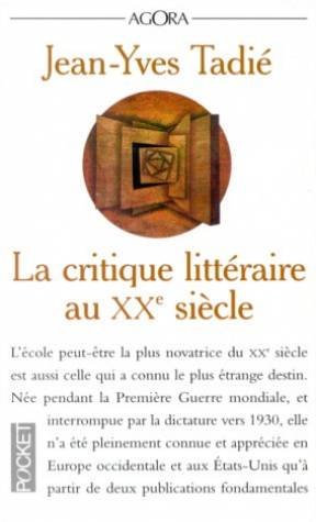 Stock image for Critique litteraire au xxe siecle for sale by Better World Books