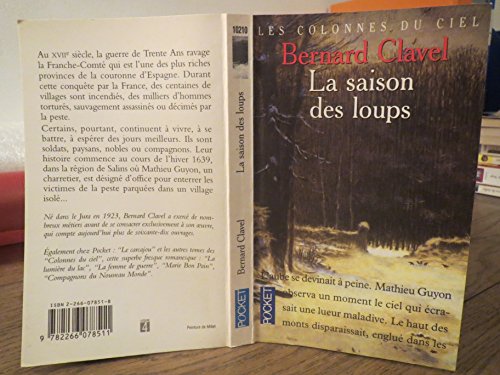 Stock image for Les Colonnes du ciel, tome 1 : La Saison des loups for sale by Librairie Th  la page