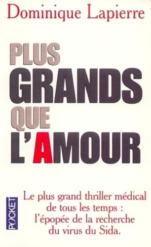 Plus grands que l'amour (9782266079389) by Dominique Lapierre