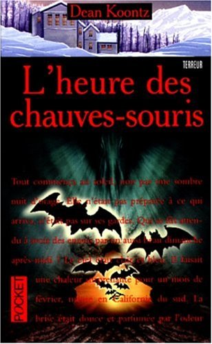 Stock image for L'heure des chauve-souris for sale by A TOUT LIVRE