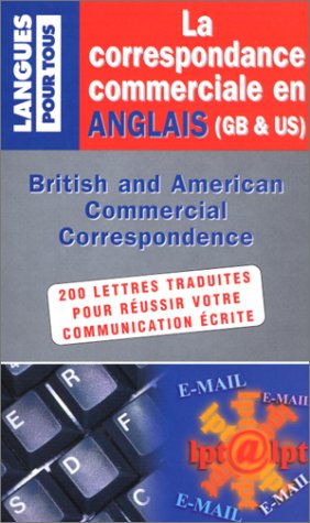 Stock image for La correspondance commerciale en anglais for sale by Ammareal