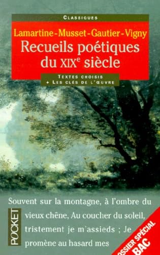 Imagen de archivo de Pocket classiques: Recueils potiques du XIX siele a la venta por Kennys Bookstore