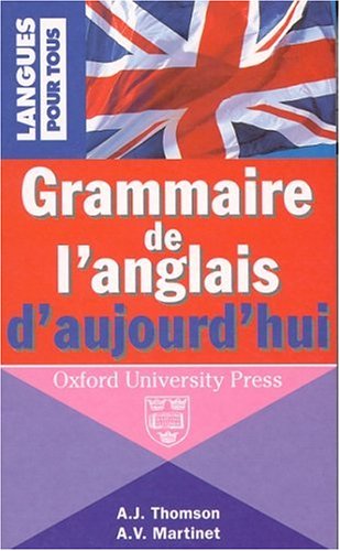 Stock image for Grammaire de l'anglais d'aujourd'hui for sale by medimops