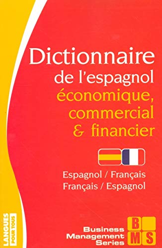 Imagen de archivo de Dictionnaire de l'espagnol conomique a la venta por Ammareal