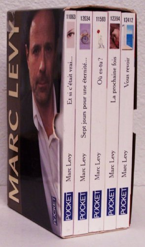 Stock image for Marc Lvy Coffret en 5 volumes : Et si c'tait vrai. ; Sept jours pour une ternit ; O es-tu ? ; La prochaine fois ; Vous revoir for sale by medimops