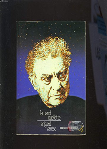 Edgard VarÃ¨se (9782267008104) by Ouellette, Fernand