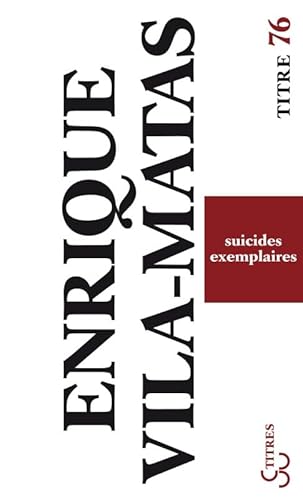 9782267019773: Suicides exemplaires