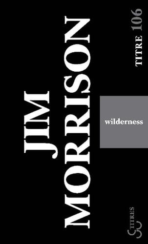 Wilderness (TITRES) (9782267020762) by Morrison, Jim