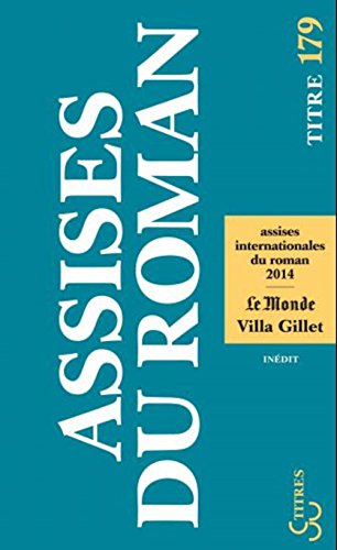 9782267027075: Les Assises internationales du roman