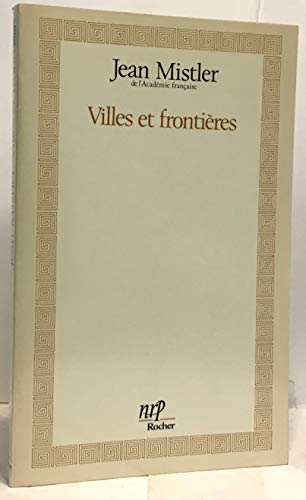 Beispielbild fr Villes et frontires zum Verkauf von medimops